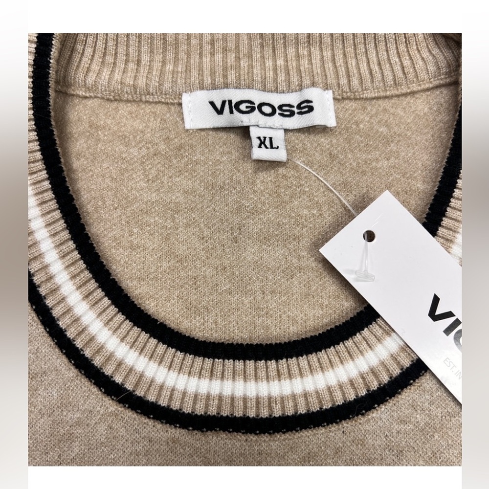 NWT VIGOSS COZY WESTERN COWBOY BOOT GRAPHIC SWEATER VEST - Picture 2 of 4
